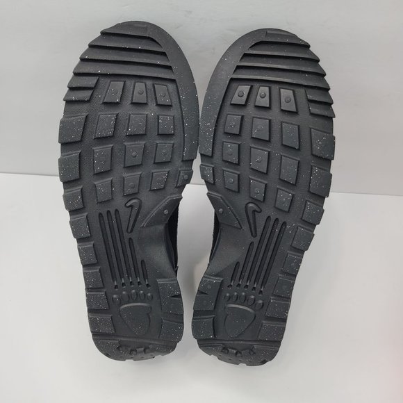 Nike Hoodland 2013 Men's Mids Suede Triple Black Shoes 654888-090 US Size 13 - Picture 6 of 8